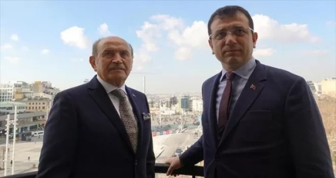 İmamoğlu'ndan Topbaş'a ziyaret