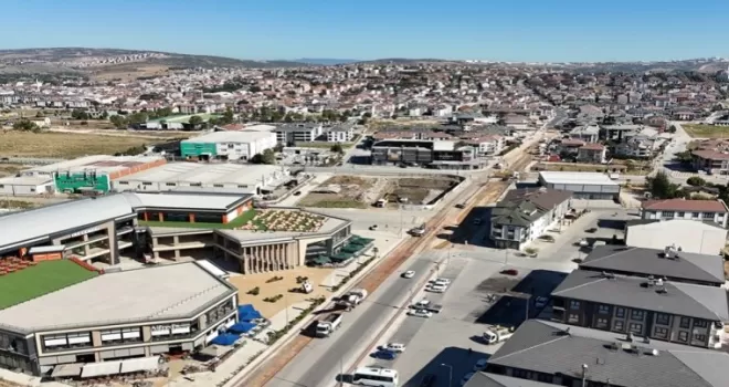 İnegöl Kozluca Bulvarı’nda asfalt çalışması