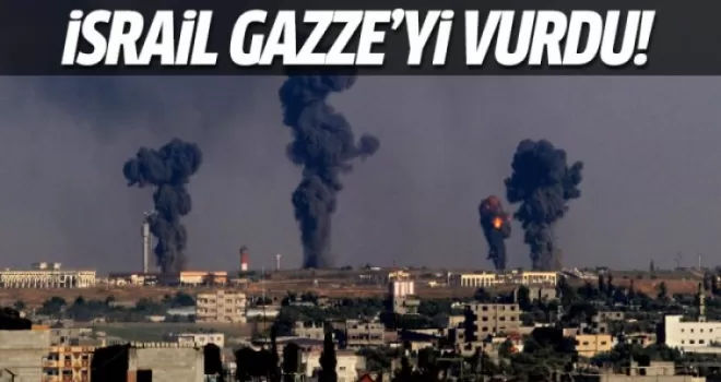 İsrail'den Gazze'nin kuzeyine hava saldırısı