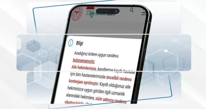 İSTAHED: MHRS’deki yeni uygulama sevk zinciri değil