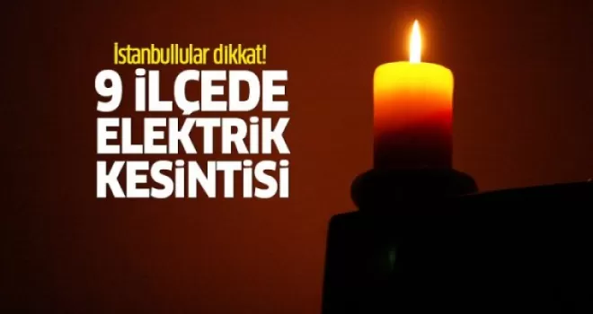 İstanbul'da elektrik kesintisi (30.09.2016)