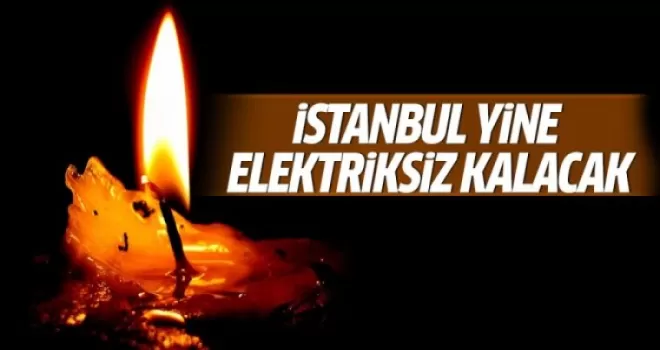 İstanbul'da elektrik ve su kesintisi 07.01.2017