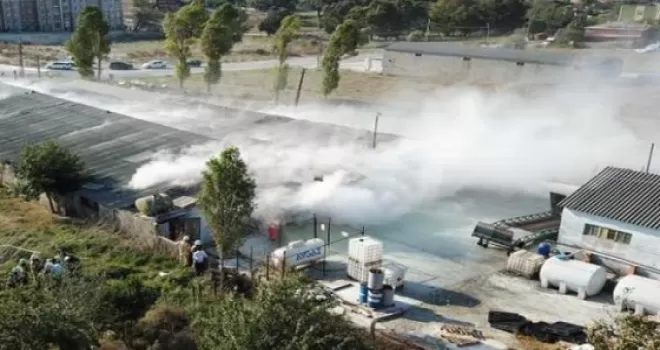 İstanbul'da fabrikada patlama