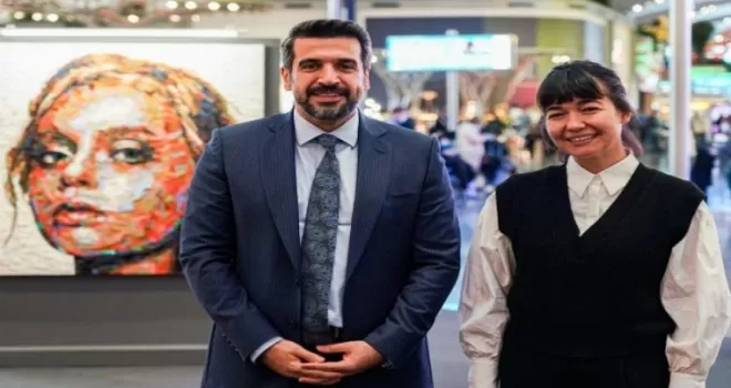İstanbul Havaalanı'nda atıklar sanat oldu