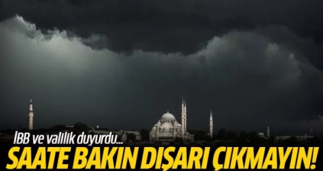 İstanbul İçin AKOM Alarma Geçti! Sakın Trafiğe Çıkmayın