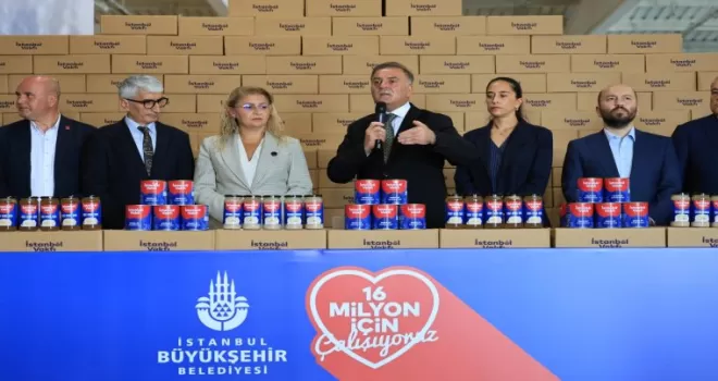 İstanbul’un bağışladığı konserveler yola çıktı