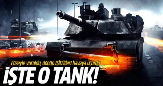 İşte IŞİD'in vurduğu o tank!