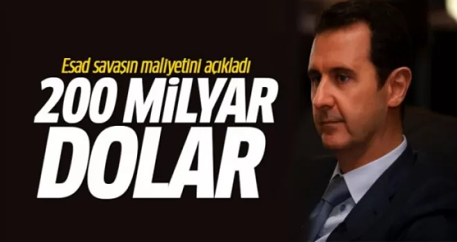 İşte Suriye'deki savaşın maliyeti