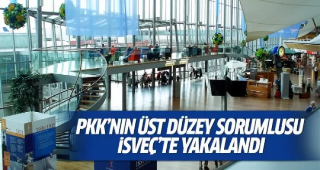İsveç'te PKK'nın üst düzey sorumlusu yakalandı