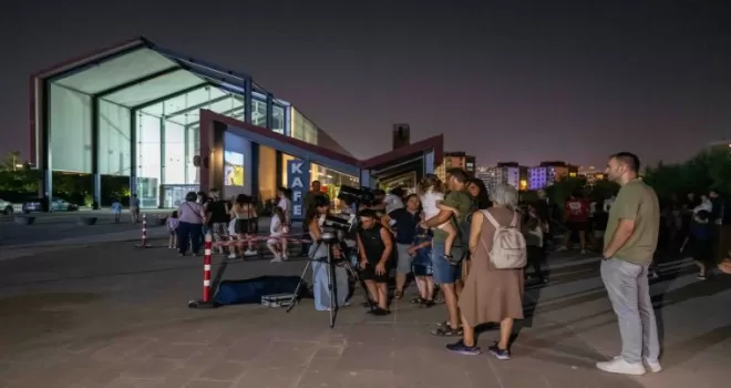 İzmir Bornova’da 8500 yıllık tarihin gölgesinde gökyüzü gözlemi