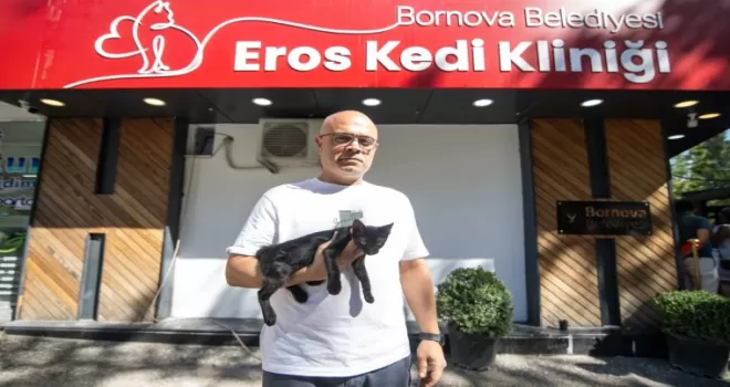 İzmir Bornova’da ’Eros Kedi Kliniği’ açıldı