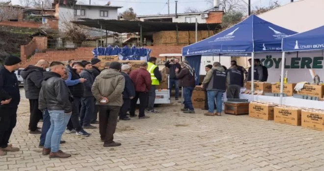 İzmir Büyükşehir’den afetzede arıcılara ’can suyu’ katkısı