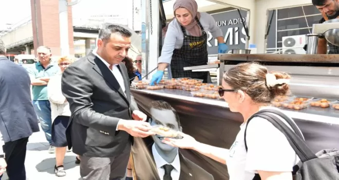 İzmir Çiğli’den Ferdi Zeyrek için lokma ikramı