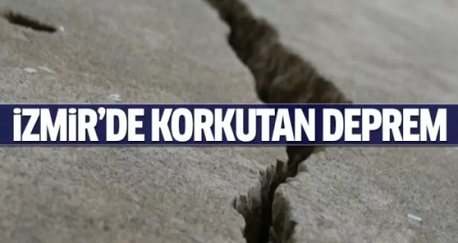 İzmir'de 3.9 büyüklüğünde deprem