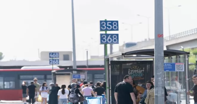 İzmir’de Bornova Aktarma İstasyonu yenilendi