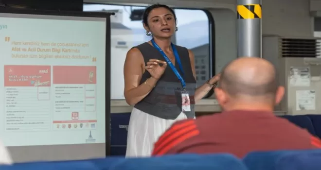 İzmir’de İZDENİZ personeline afet ve yangın eğitimi