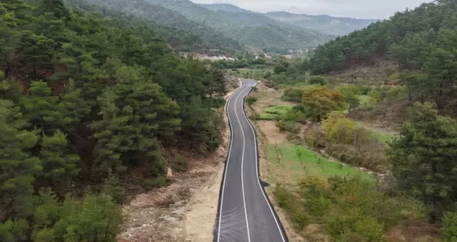 İzmir’in en uzak yolu yenilendi