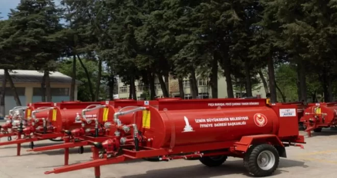 İzmir’in orman köylerinde yangınla mücadele filosu büyüyor