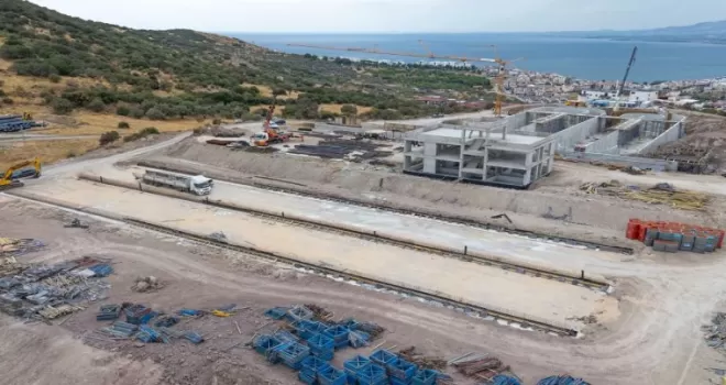 İzmir’in üçüncü büyük arıtma tesisi Dikili’de yükseliyor