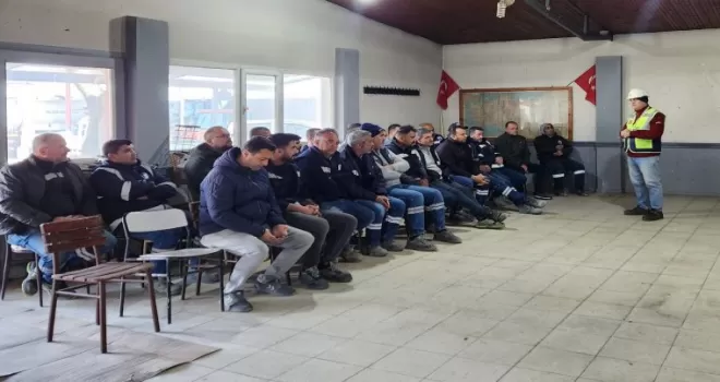 İzmir Selçuk’ta belediye personeline ’İş Sağlığı ve Güvenliği’ eğitimi