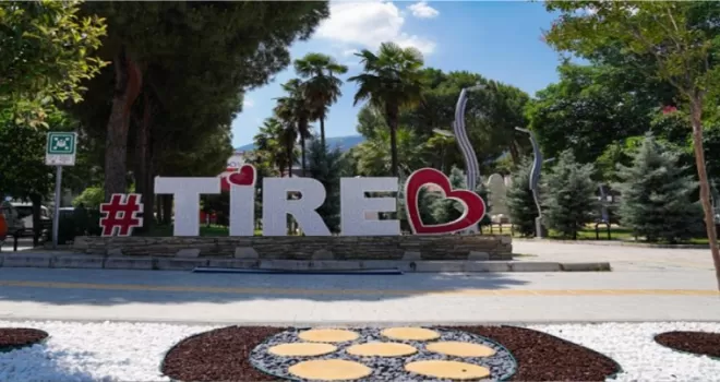 İzmir Tire’de tasarruflu peyzaj!