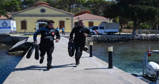 İzmir Urla’da nefes kesen deprem ve tsunami tatbikatı