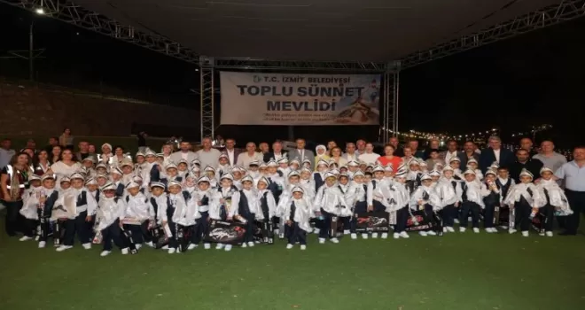 İzmit Belediyesi çocukların sünnet mutluluğuna ortak oldu