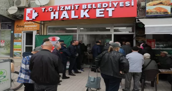 İzmit’te ’Halk Et’e bayram molası