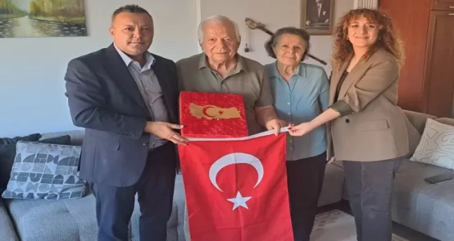 İzmit’ten Gölcük’te yaşayan Kıbrıs Gazilerine ziyaret
