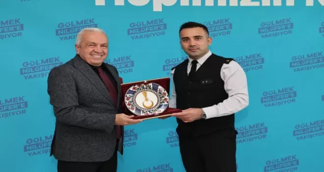 Jandarma Komutanı Önderışık’tan Başkan Özdemir’e iade-i ziyaret