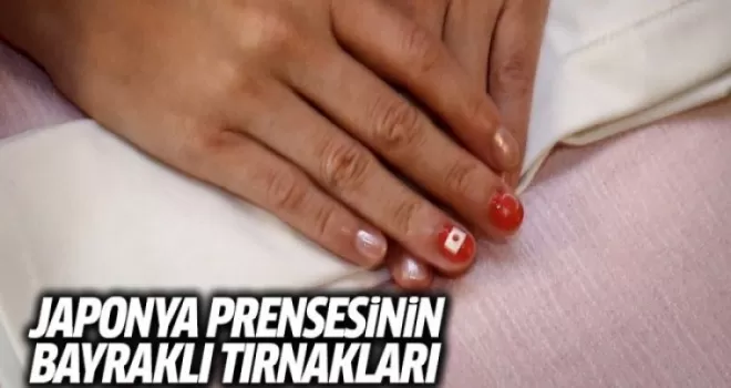 Japonya Prensesi Akiko Mikasa'dan ay-yıldızlı oje