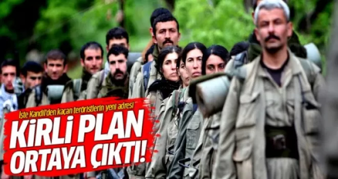 Kandil'den kaçan teröristlerin yeni adresi