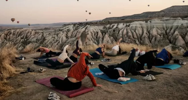 Kapadokya’da Bi’Yoga Fest hazırlığı