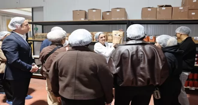 Kardeş okullar Bursa Nilüfer’in üretim modellerini inceledi