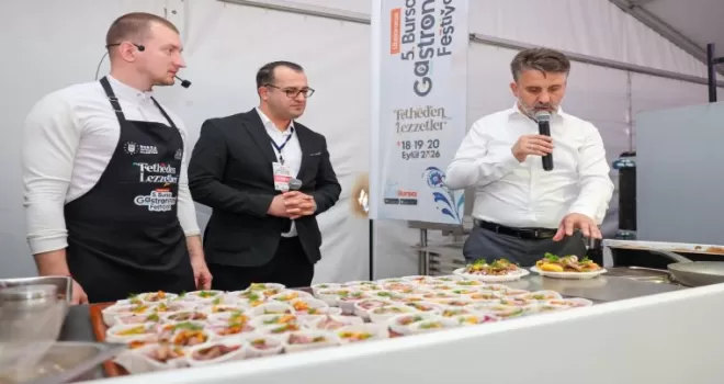 Kardeş şehirlerin lezzetleri Bursa’da buluştu