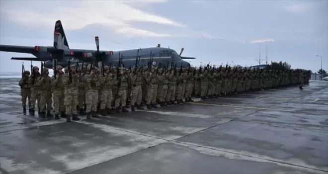Kars'tan bir tabur komando Şanlıurfa'ya uğurlandı