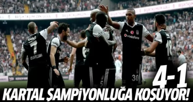 Kartal şampiyonluğa koşuyor! 4-1