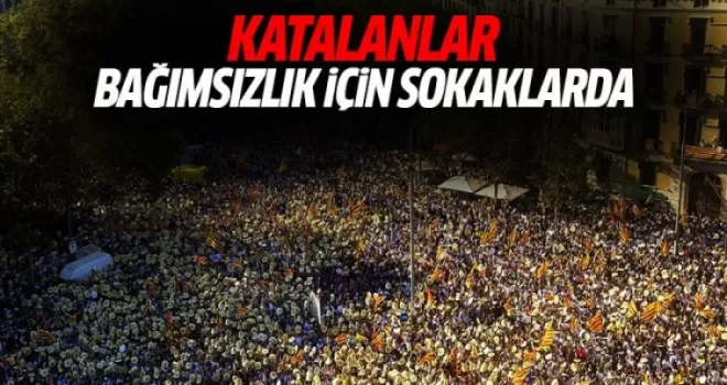 Katalonya'nın bağımsızlık talebi sokaklara yansıdı
