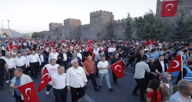 Kayseri Büyükşehir’den 15 Temmuz mesaisi