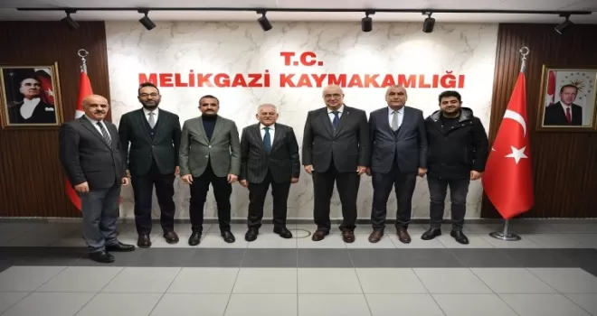 Kayseri Büyükşehir’den kaymakamlara ziyaret