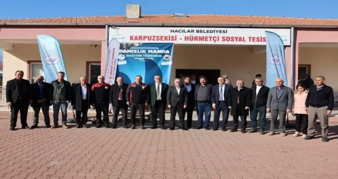 Kayseri Büyükşehir’den manda desteği