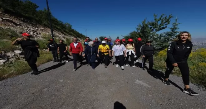 Kayseri Büyükşehir’den Yaza Merhaba Doğa Yürüyüşü