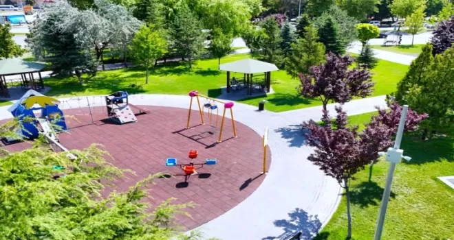 Kayseri Büyükşehir’in kamera ağı ile yeşil alanlarda güvenlik üst düzeyde
