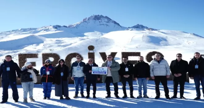Kayseri Büyükşehir Türk Kayak Merkezleri Birliği’ni ağırladı