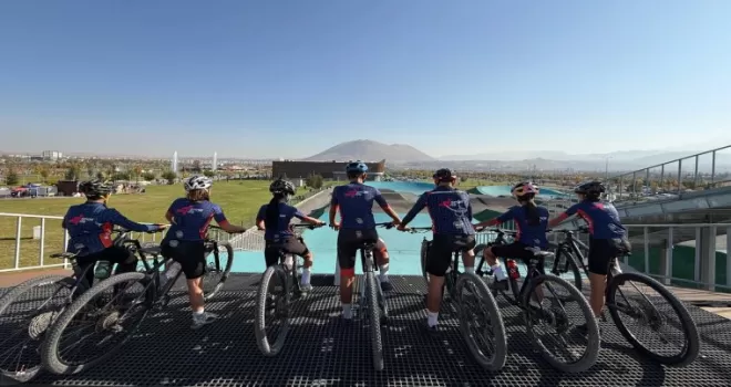 Kayseri’de BMX parkuruna gençlerden büyük ilgi