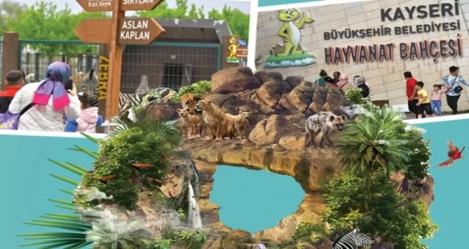 Kayseri’de hayvanat bahçesi ücretsiz