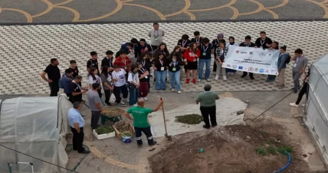 Kayseri Doğal Ürün Bahçesi’ne öğrenci akını