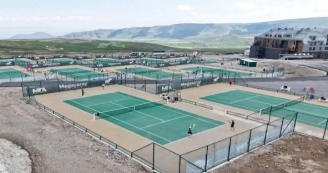 Kayseri Erciyes’te Dünya Tenis Turu heyecanı