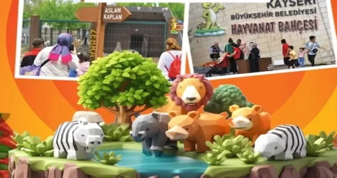 Kayseri Hayvanat Bahçesi Zafer Bayramı’nda ücretsiz