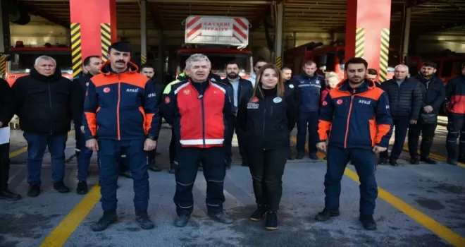 Kayseri itfaiyesinden ağır akreditasyon eğitimleri